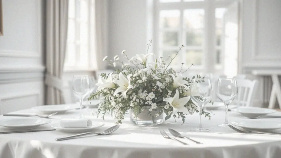Jakie kwiaty są kluczowym elementem dekoracji na przyjęcie komunijne?
