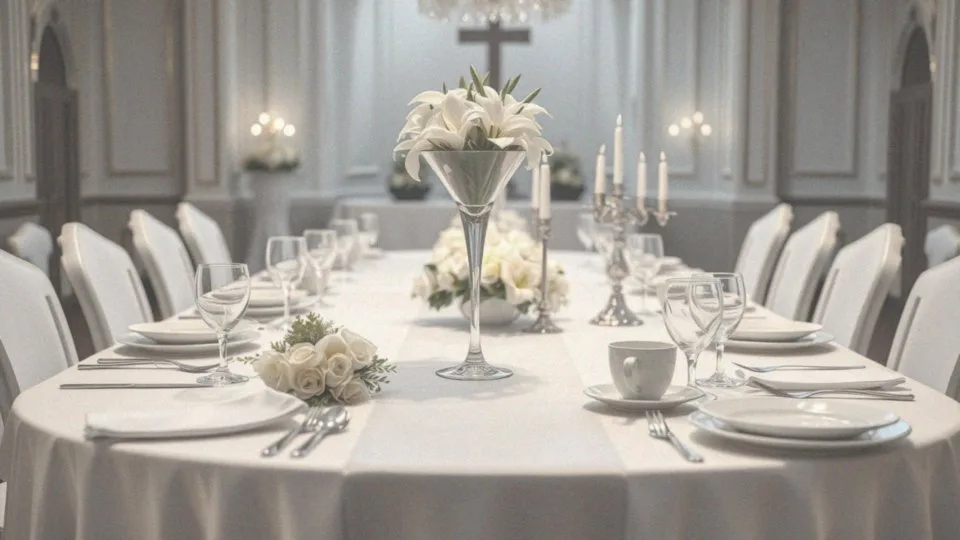 Jakie dekoracje stołu będą najlepsze na przyjęcie komunijne?
