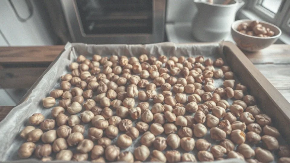 Jak podprażyć orzechy laskowe przed użyciem w cieście?