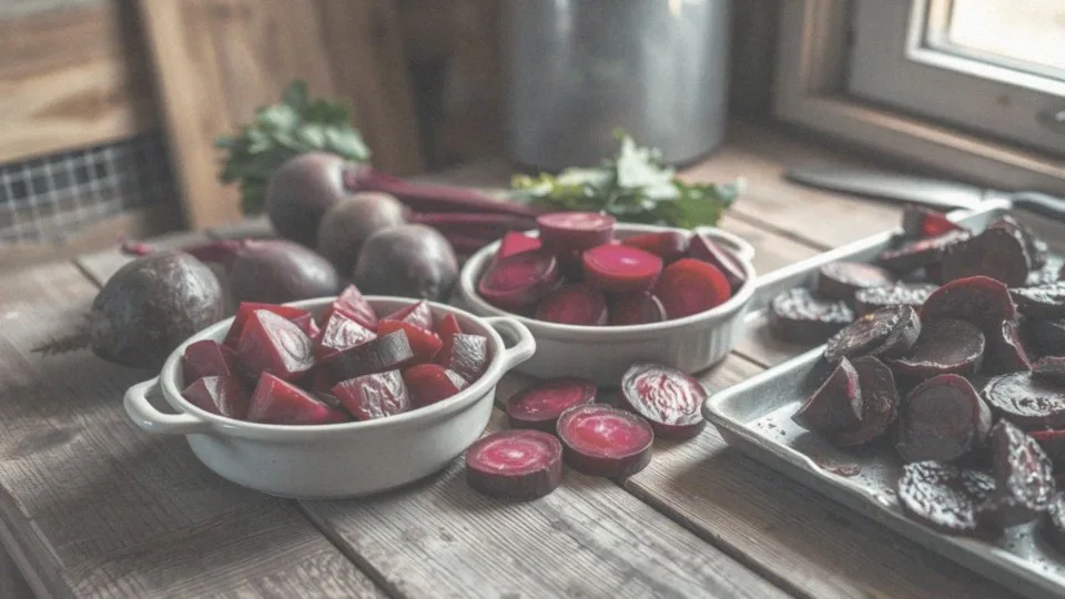 Jakie są różnice między pieczonymi a gotowanymi burakami?