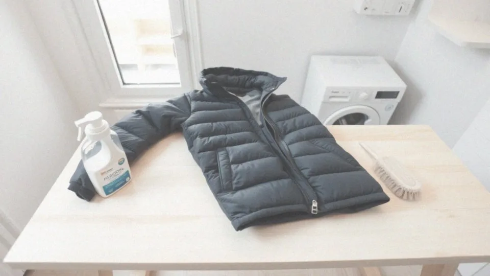Jak przygotować kurtkę puchową do prania?
