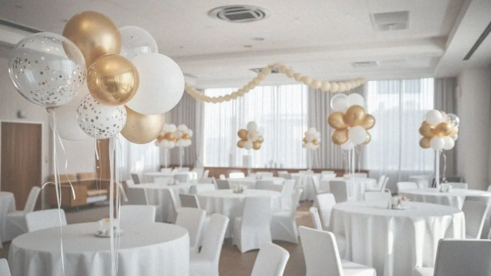 W jaki sposób balony mogą ozdobić salę na Komunię?