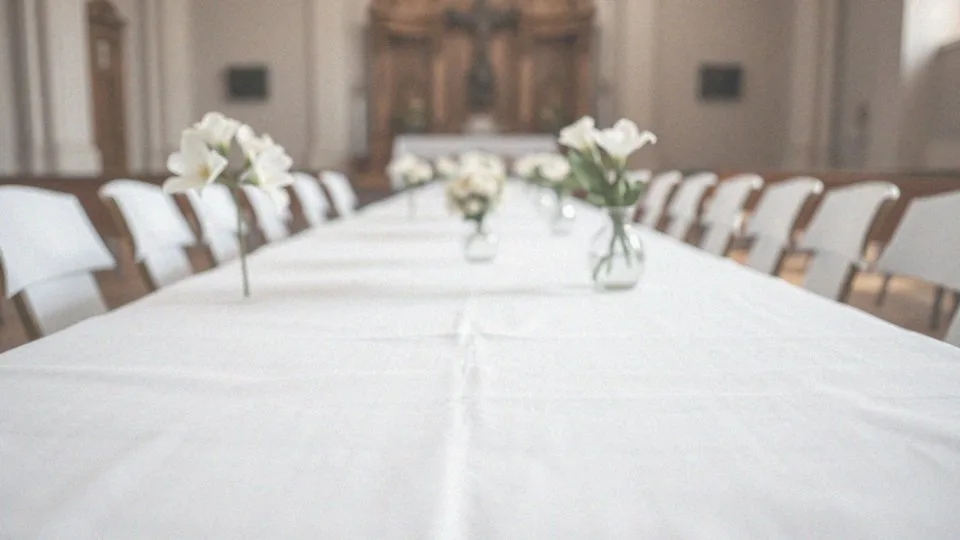 Dlaczego obrus na stół komunijny powinien być biały?