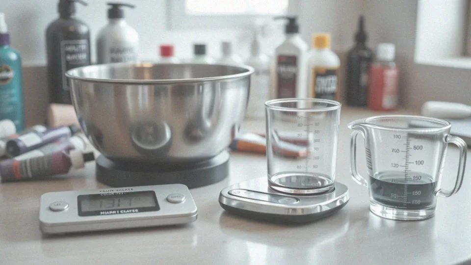 Jak dokładnie odmierzać ilość farby do mieszania?