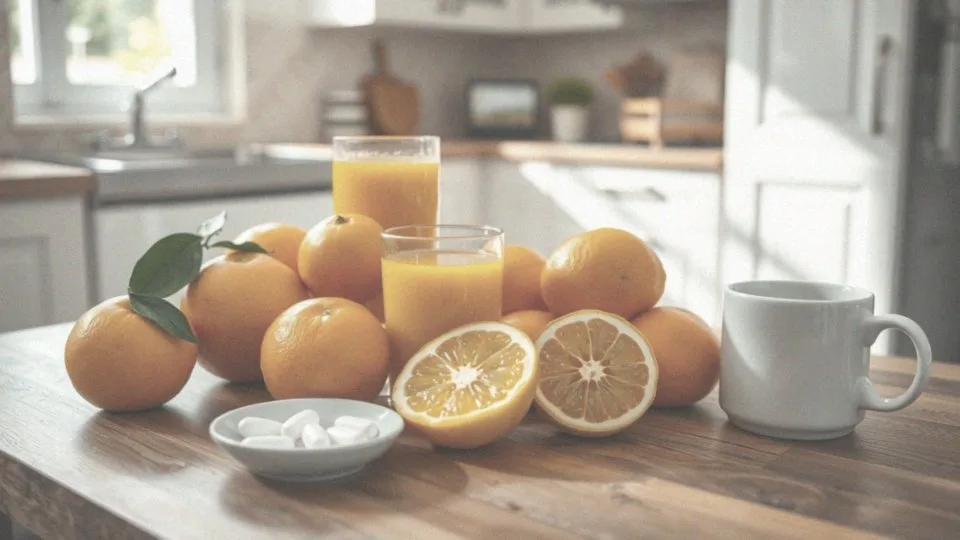 Jakie jest zalecane dawkowanie witaminy C podczas przeziębienia?