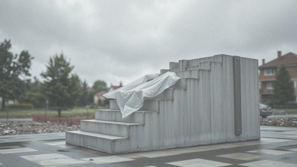 Jakie warunki atmosferyczne mogą wpłynąć na proces nadlewania schodów?