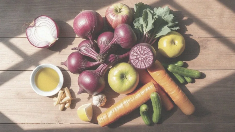 Jakie są składniki surówki z buraków?