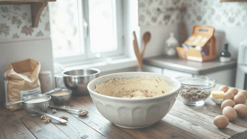 Jak przygotować ciasto z orzechów włoskich krok po kroku?
