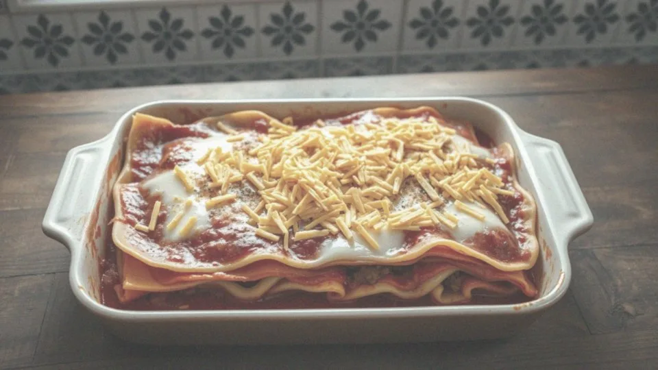 Jakie warstwy lasagne należy ułożyć?