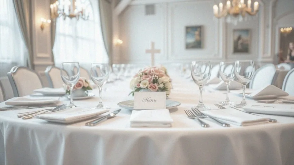 Jak przygotować eleganckie menu na stół komunijny?