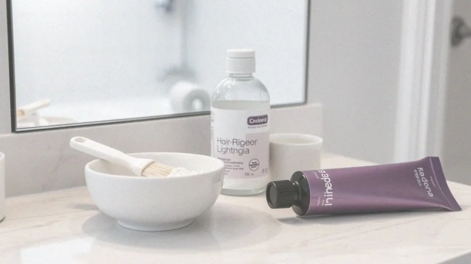 Jak rozjaśnić ciemne włosy przed nałożeniem koloru rudego?