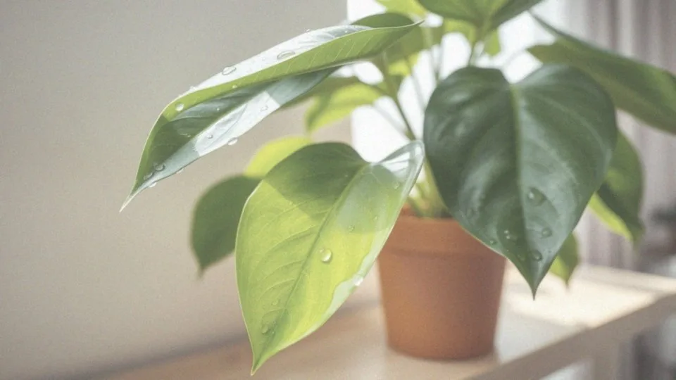 Jak zraszanie wpływa na wilgotność powietrza wokół filodendrona?