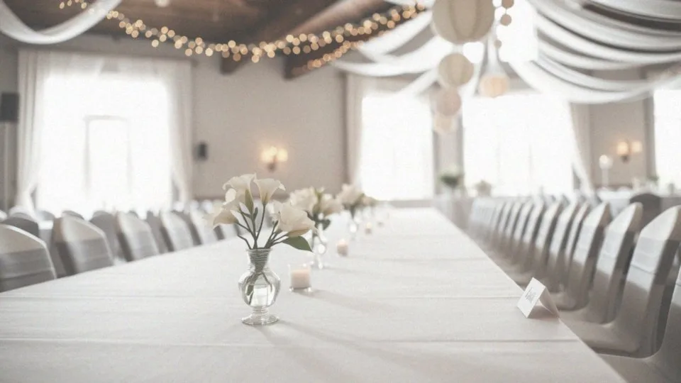 Jakie dekoracje można wykorzystać w aranżacji sali na komunię?