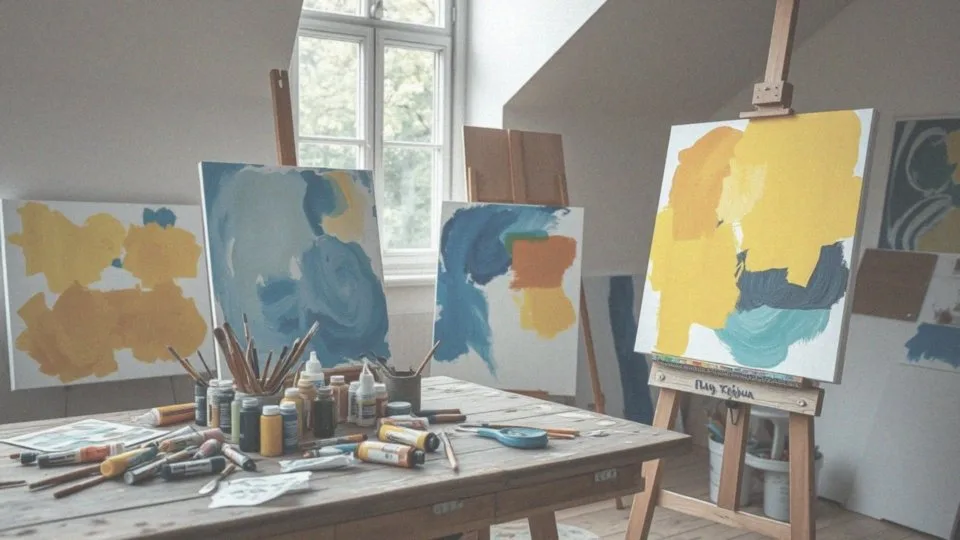 Jakie są przykłady mieszania kolorów w sztuce?