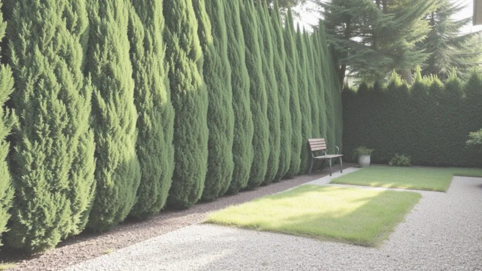 Dlaczego wąskie iglaki są idealne do małych ogrodów?