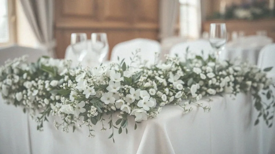 Jakie girlandy można stworzyć z kwiatów do dekoracji sali?