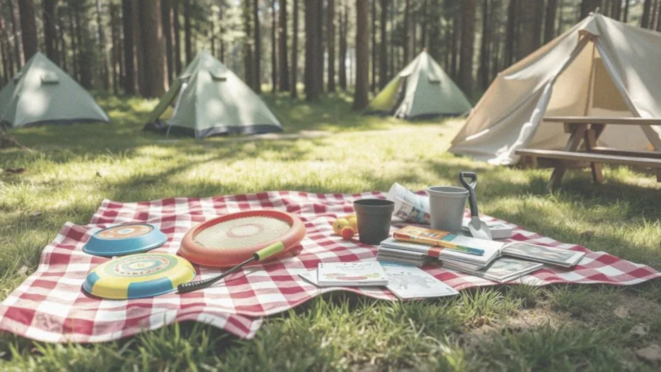 Jakie zabawy i gry można zabrać na biwak z dziećmi?