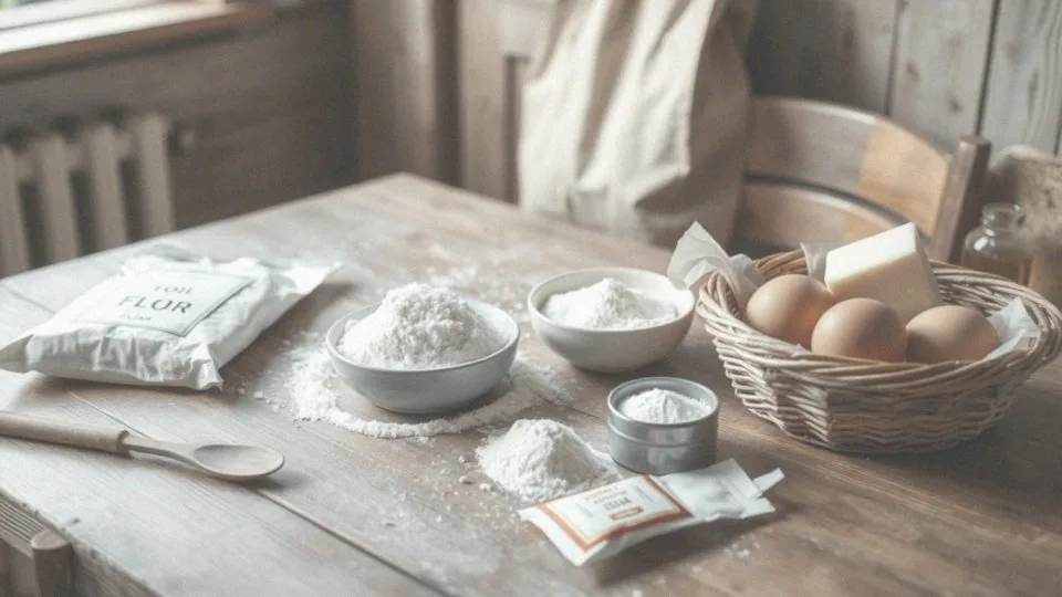 Jakie składniki są potrzebne do pieczenia ciasta?