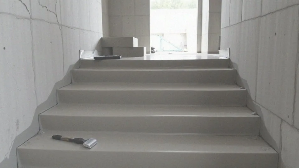 Jak prawidłowo wylewać masę samopoziomującą na schody betonowe?
