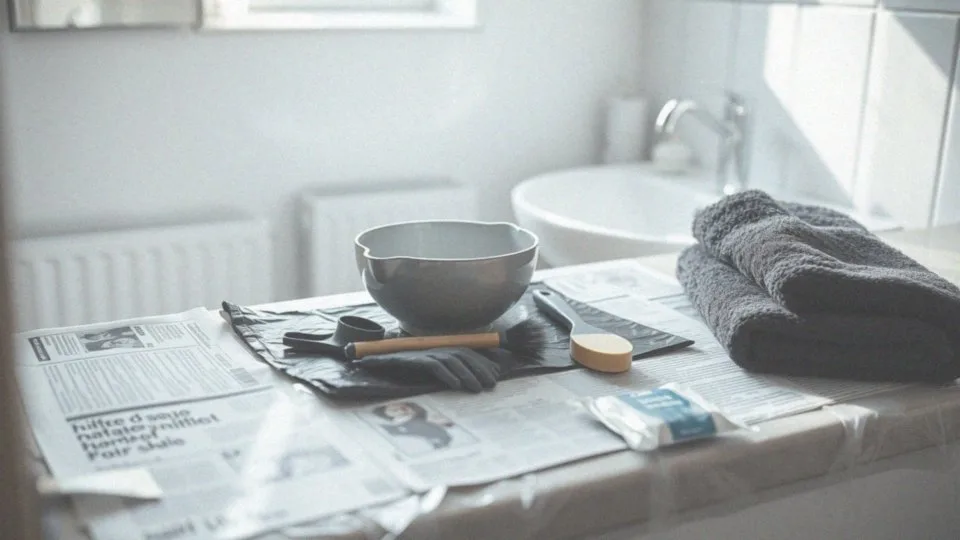 Jak przygotować stanowisko do farbowania włosów?