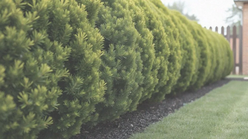 Jakie są wymagania pielęgnacyjne dla iglaków na żywopłot?