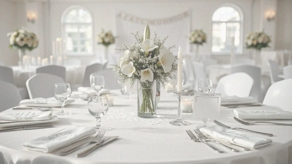 Jakie dodatki dekoracyjne warto rozważyć na przyjęcie komunijne?