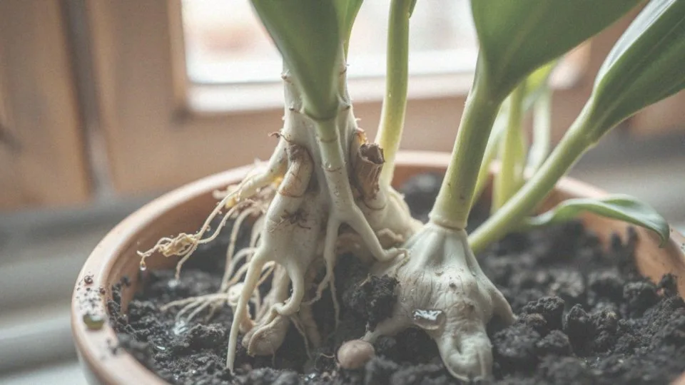 Jakie są typowe problemy z korzeniami scindapsusa?