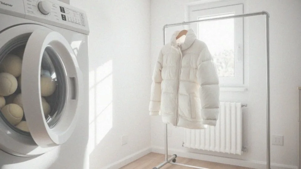 Jak suszyć kurtkę puchową po praniu?