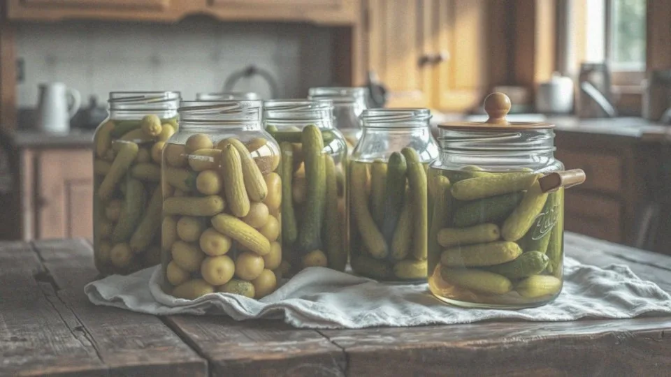 W jaki sposób ogórki kiszone mogą być przechowywane?
