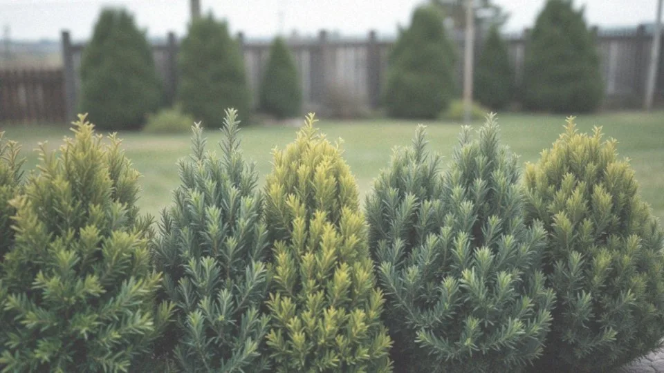 Jakie są popularne gatunki jałowca na żywopłoty?