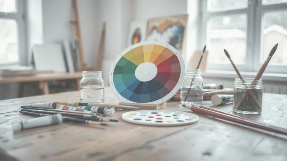 Jakie znaczenie ma koło barw w mieszaniu kolorów?