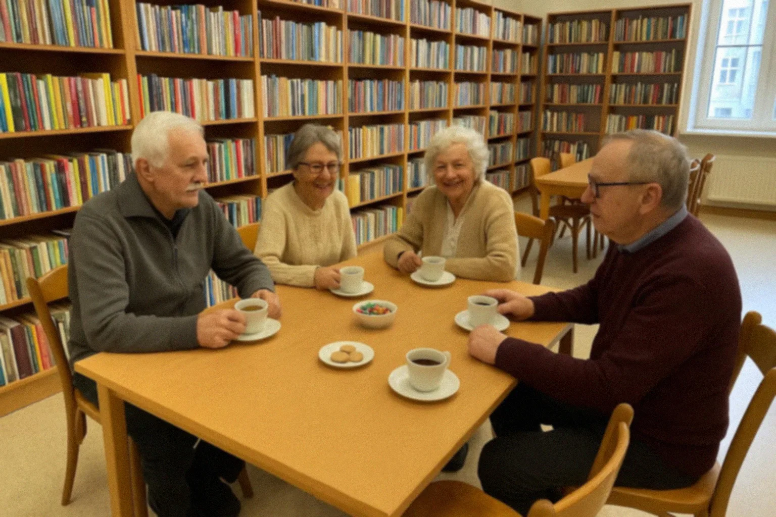 Koncert jazzowego trio „Straszni Panowie Trzej” z okazji 70-lecia biblioteki