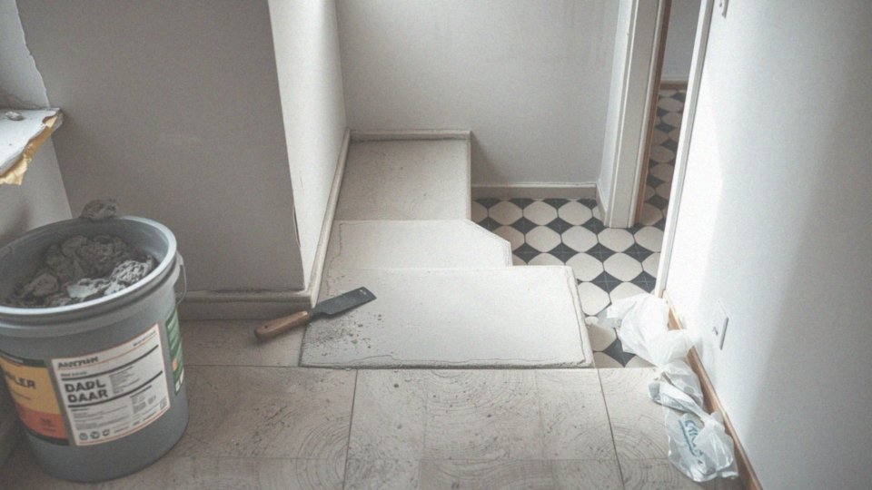 Czym wyrównać schody betonowe wewnętrzne? Przewodnik po materiałach
