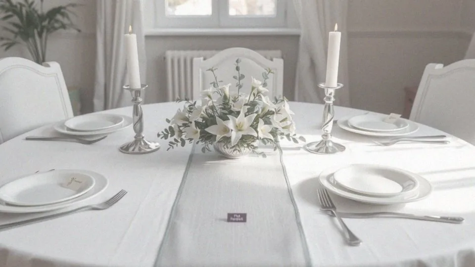 Dekoracja na stół komunijny – kluczowe elementy i inspiracje