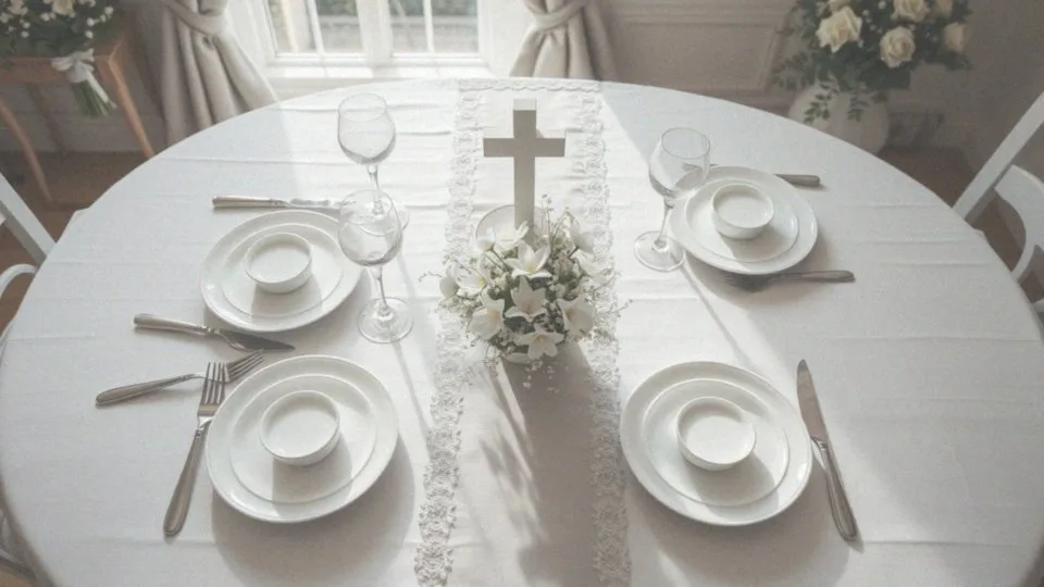 Pomysły dekoracja stołu komunijnego – jak stworzyć wyjątkową aranżację?